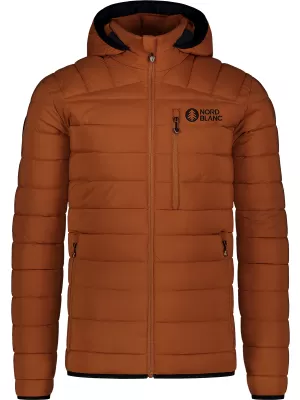 Férfi téli kabát NORDBLANC SCREE NBWJM8262 BARNA