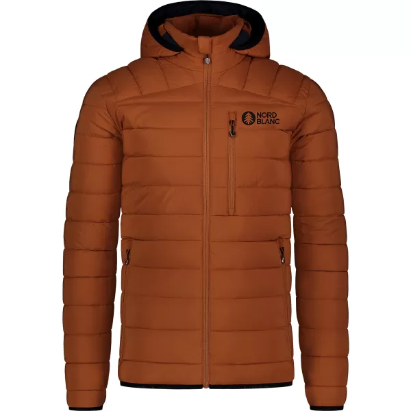  Férfi téli kabát NORDBLANC SCREE NBWJM8262 BARNA 