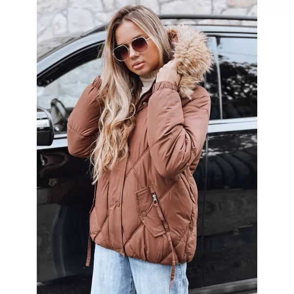  Női kabát DSTREET TY5231 BARNA 