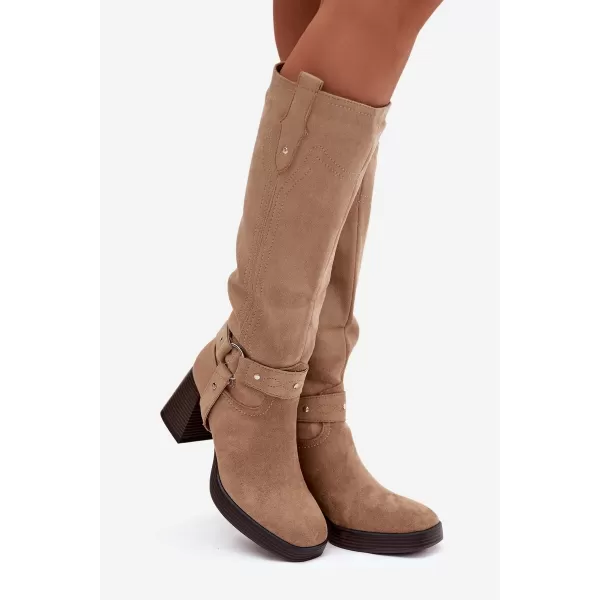  Női csizma BOTO ALESSARA 40612 KHAKI 