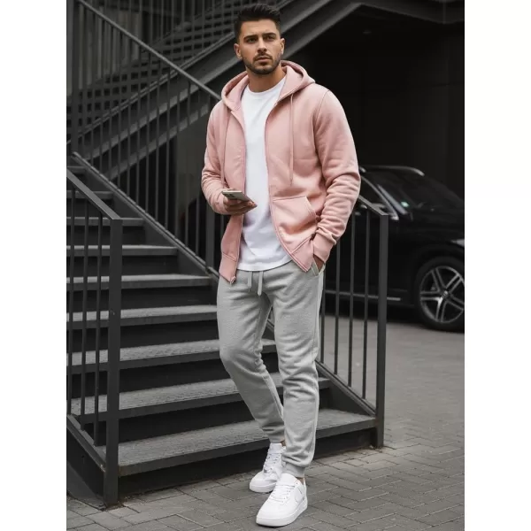  Férfi pulóver DSTREET BX4834 RÓZSASZÍN 