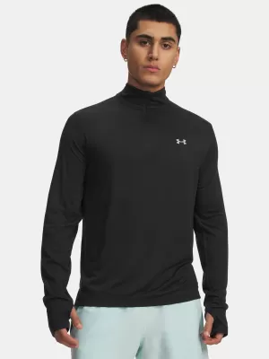 Férfi póló UNDER ARMOUR VELOCITI 1/4 ZIP 6010887-001 FEKETE