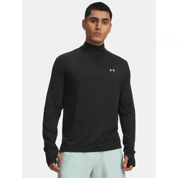  Férfi póló UNDER ARMOUR VELOCITI 1/4 ZIP 6010887-001 FEKETE 