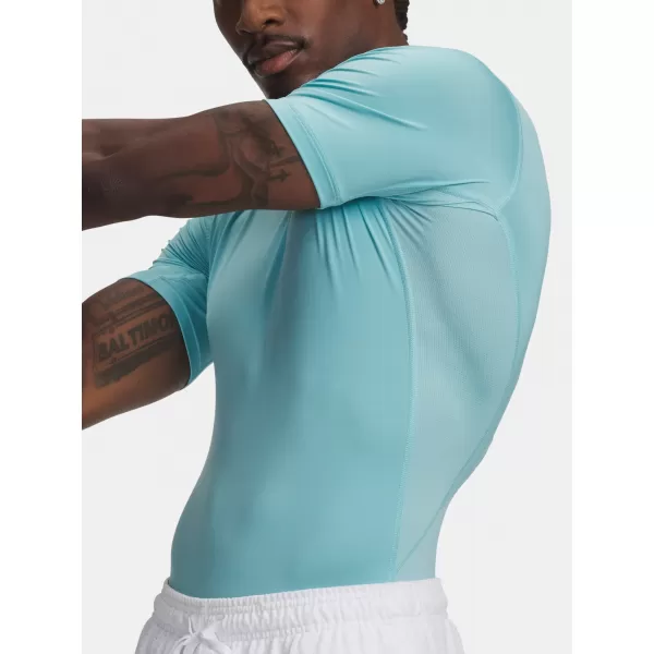  Férfi póló UNDER ARMOUR HG ARMOUR COMP SS 1361518-425 KÉK 