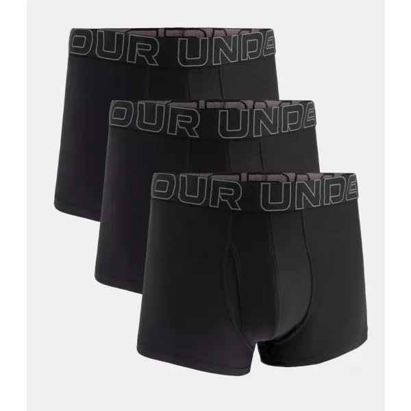  Férfi boxerek UNDER ARMOUR M UA PERF TECH 3IN FEKETE 