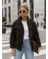 Női kabát DSTREET TY5577 BARNA