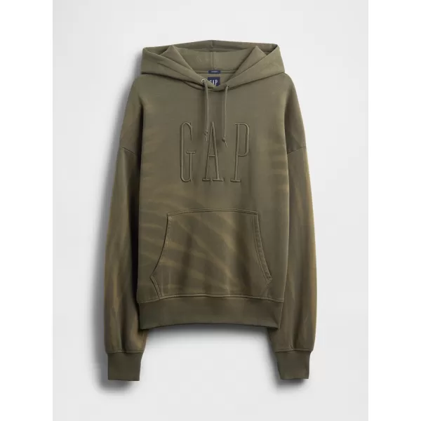  Férfi pulóver GAP CORP LOGO HOODIE PULLOVER 851641-00 FEKETE MOHA 