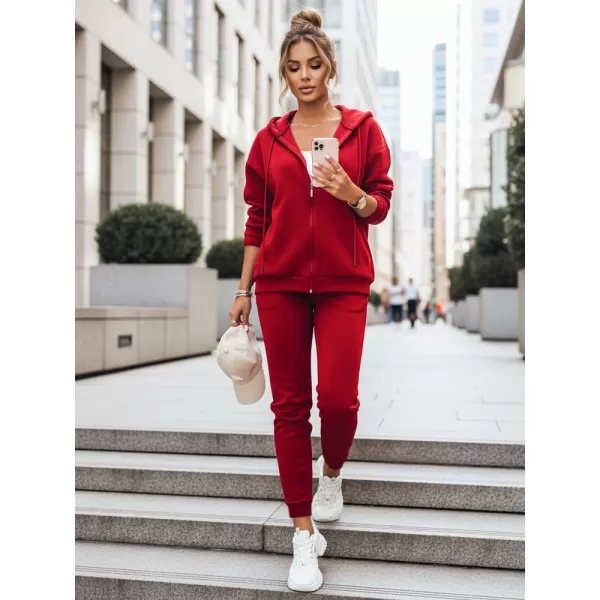  Női szett DSTREET AY0742 PIROS 