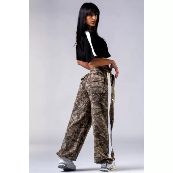  Túlméretes melegítőnadrág POWER 896 LIGHT BROWN CAMO Nebbia 