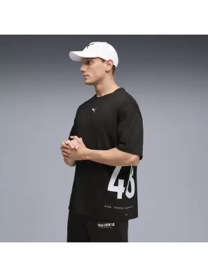 Férfi póló PUMA M GRAPHIC OVERSIZED TEE 528528_01 PUMA FEKETE