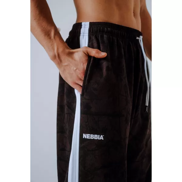  Laza szabású melegítőnadrág POWER 904 DARK BROWN CAMO Nebbia 