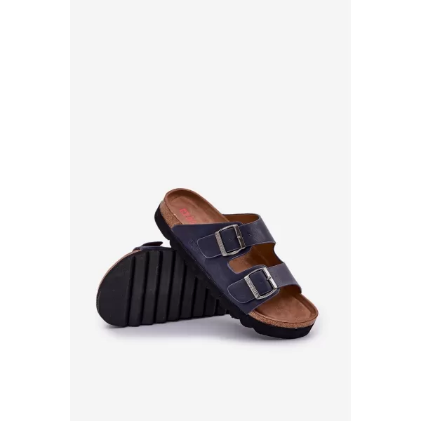  Férfi papucs BIG STAR NN174530 BLUE Big Star Shoes 