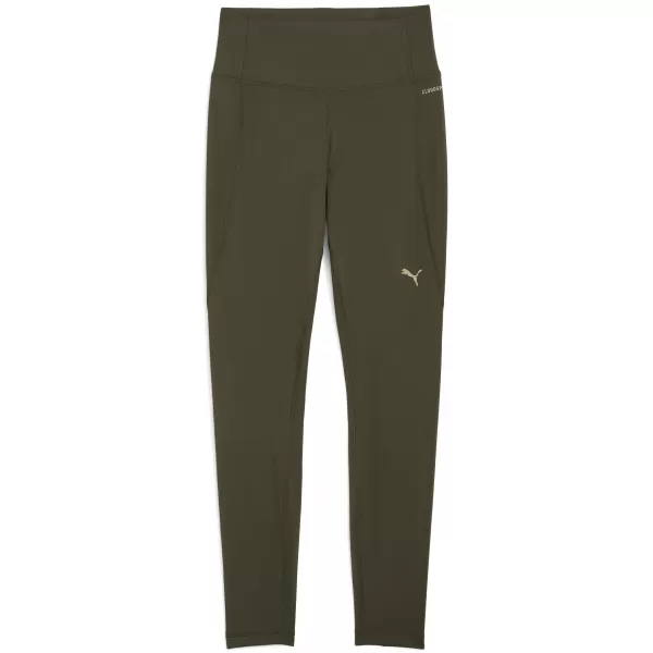  Női leggings PUMA W CLOUDSPUN TIGHT - HW FL 527452-70 SÖTÉT OLAJBOGYÓ 