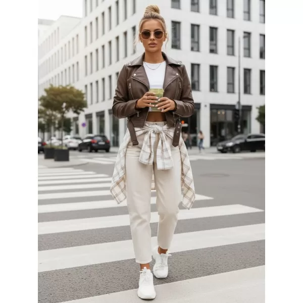  Női kabát DSTREET TY5537 BARNA 