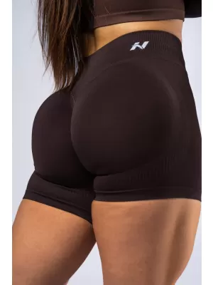 Magas derekú push-up rövidnadrág POWER 893 DARK BROWN Nebbia