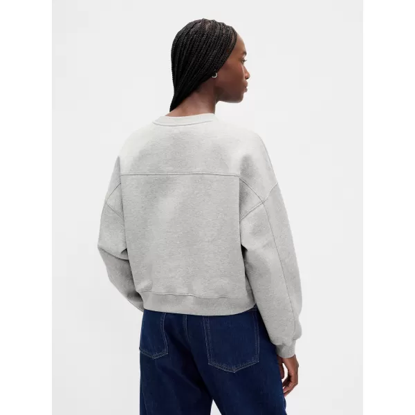  Női pulóver GAP LOGO SWEATSHIRT 799272-02 VILÁGOS HANGASZÜRKE 