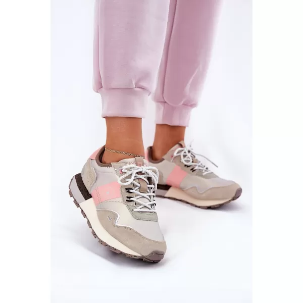  Női tornacipő BIG STAR RR274243 RÓZSASZÍN/SZÜRKE Big Star Shoes 
