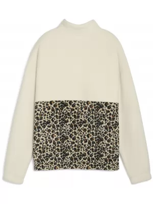 Női pulóver PUMA ESS GRAPHIC ANIMAL CREW 688083-87 ALPESI HÓ