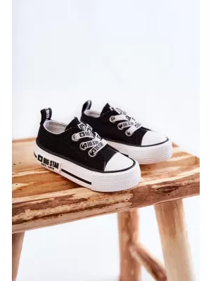 Gyermek tornacipő BIG STAR KK374049 BLACK Big Star Shoes