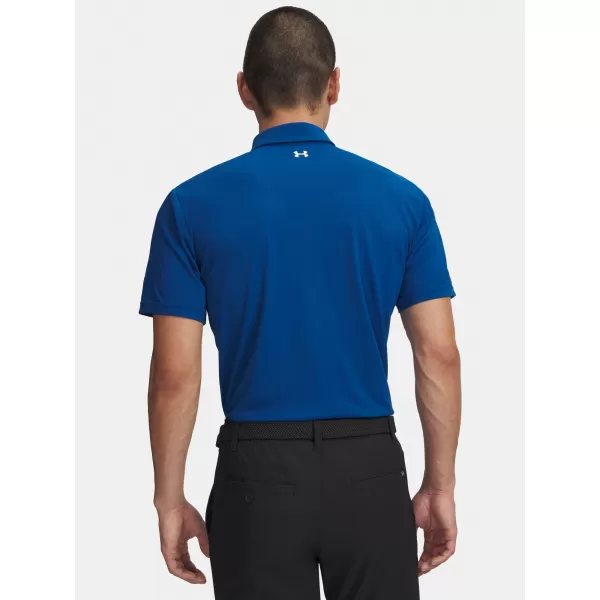  Férfi póló UNDER ARMOUR UA T2G PIQUE POLO 6012303-426 KÉK 