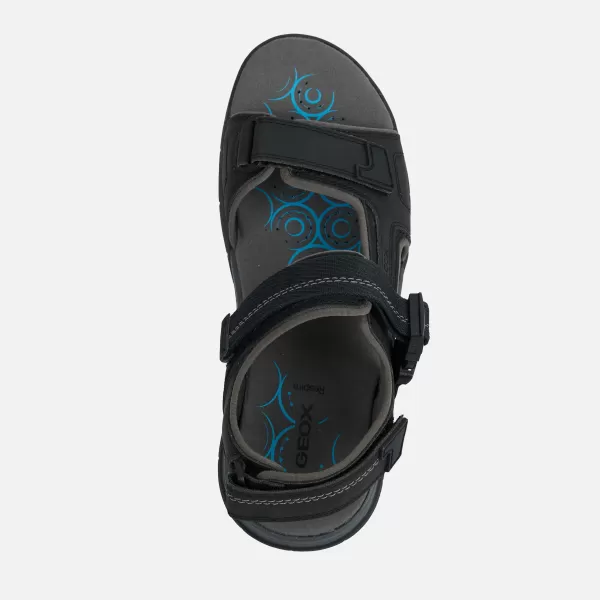  Férfi szandál GEOX SPHERICA EC5 G014392 FEKETE 