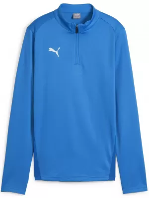 Női póló PUMA TEAMGOAL TRAINING 1/4 ZIP WM 658631-02 E.BLU.LEMON/WHITE/TEAM ROYAL