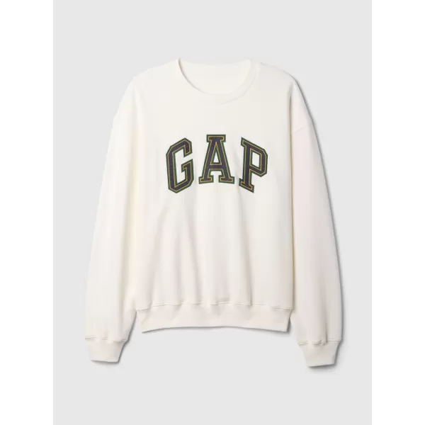  Férfi pulóver GAP LOGO CREW SWEATSHIRT 616625-01 ÚJ TÖRTFEHÉR 