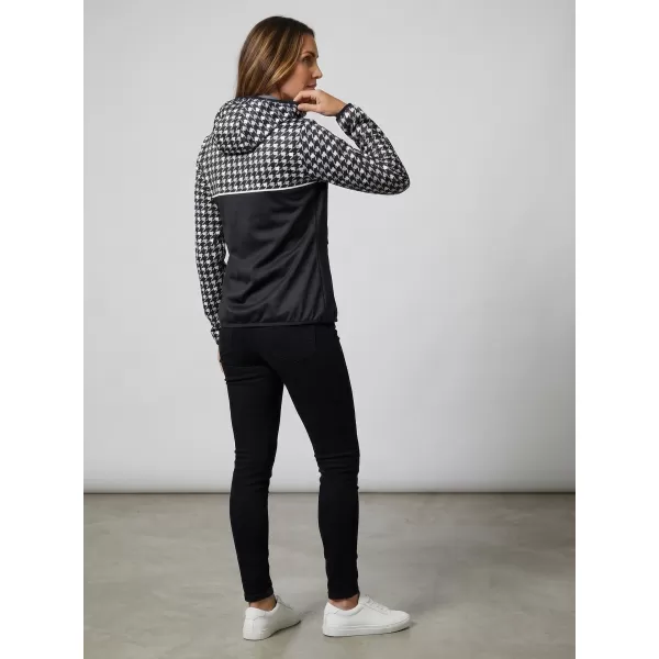  Női prémium softshell kabát ALTISPORT VOJ/ALW048JACK01 FEKETE-FEHÉR 