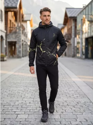 Férfi prémium softshell kabát ALTISPORT VOJ/ALM129JACK01 FEKETE/KATONAI