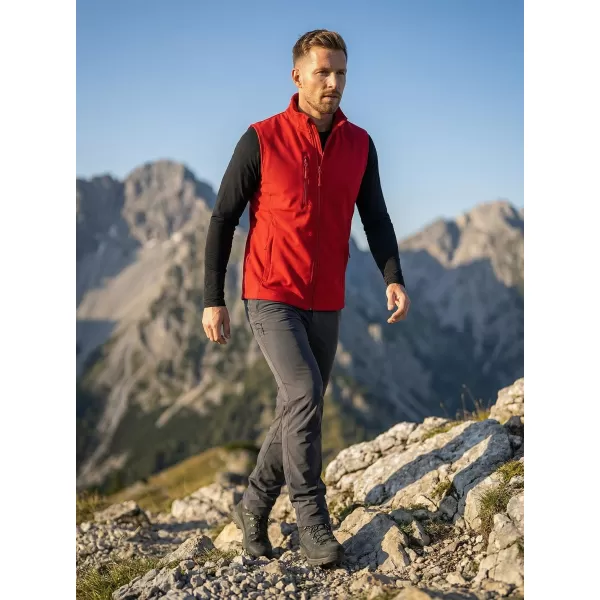  Férfi softshell mellény ALTISPORT NoPrint NP/ALM865 PIROS 