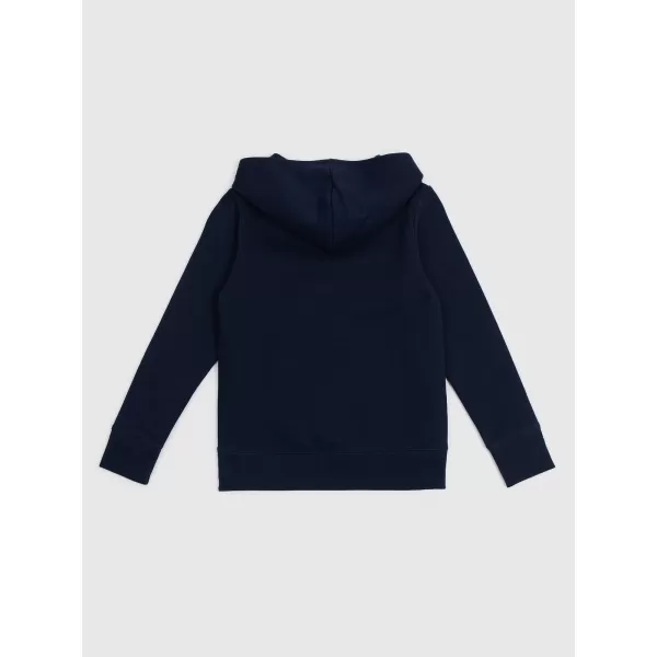 Gyermek pulóver GAP PULLOVER LOGO HOODIE 849381-10 KÉK GALAXIS 