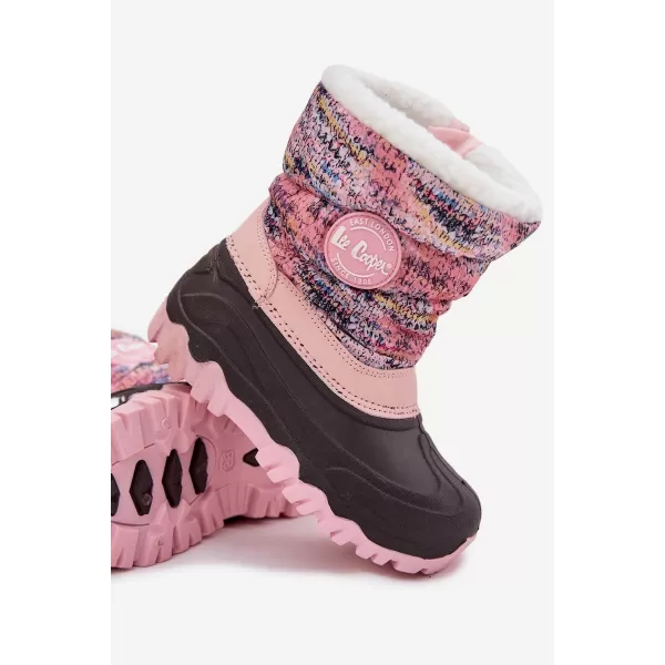 Gyermek téli cipő LEE COOPER LCJ-25-10-3770 RÓZSASZÍN 