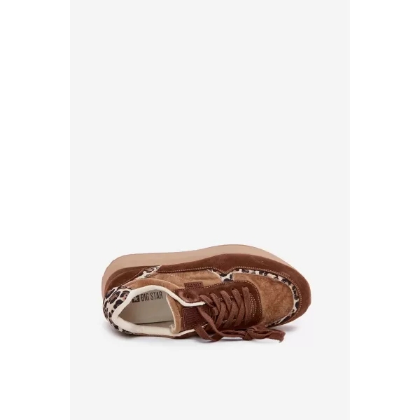  Női tornacipő BIG STAR OO274A313 BARNA/BEGE Big Star Shoes 