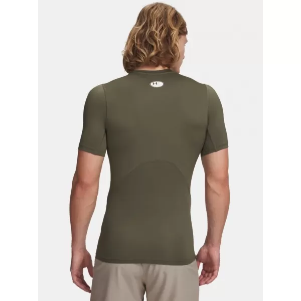  Férfi póló UNDER ARMOUR HG ARMOUR COMP SS 1361518-390 ZÖLD 