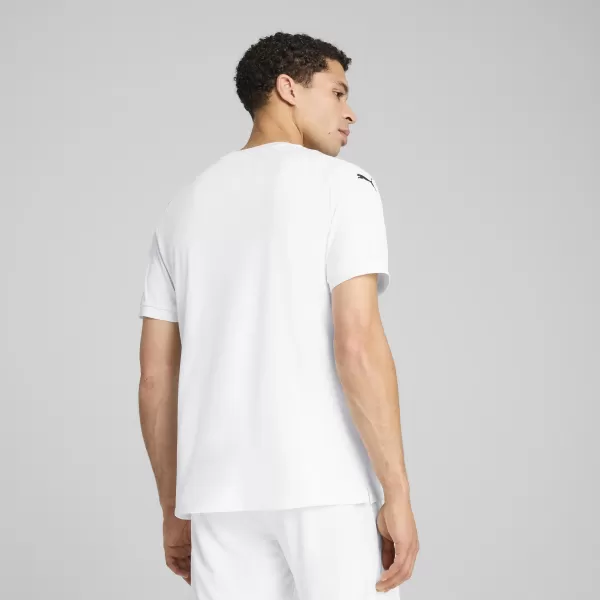 Férfi funkcionális póló PUMA TEAMCUP JERSEY 706272-04 PUMA FEHÉR/PUMA FEKETE 