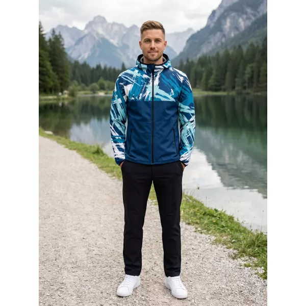 Férfi prémium softshell kabát ALTISPORT VOJ/ALM039JACK01 SÖTÉTKÉK 