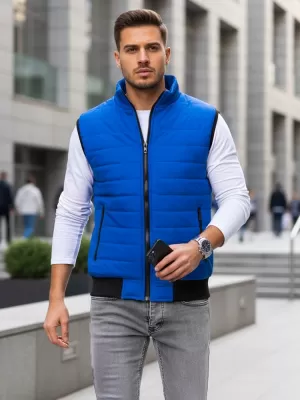 Férfi mellény DSTREET TX4017 KÉK