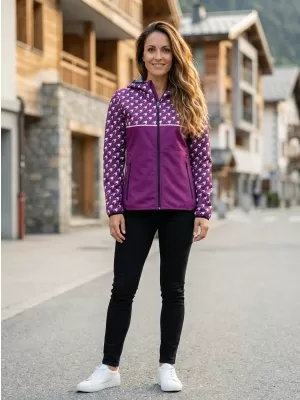 Női prémium softshell kabát ALTISPORT VOJ/ALW048JACK01 LILA