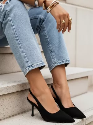 Női cipők DSTREET ZY1384 FEKETE