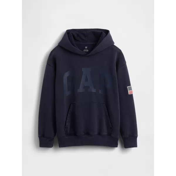  Gyermek pulóver GAP LOGO PULLOVER HOODIE 782130-00 HADITENGERÉSZET EGYENRUHA 