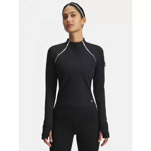  Női póló UNDER ARMOUR UA VELOCITI PRO CW HALF ZIP 6004015-001 FEKETE 