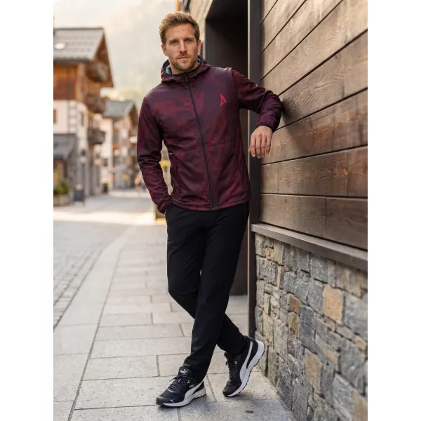  Férfi prémium softshell kabát ALTISPORT VOJ/ALM072JACK01 BOR/VÖRÖS 
