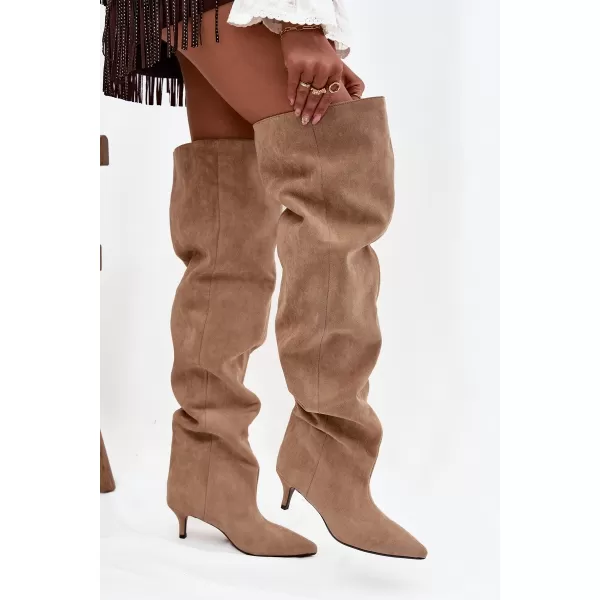  Női csizma BOTO YSOLIENNE 39874 KHAKI 