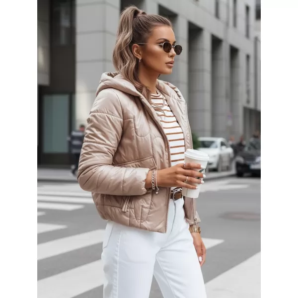  Női kabát DSTREET TY3715 KARAMELLA 