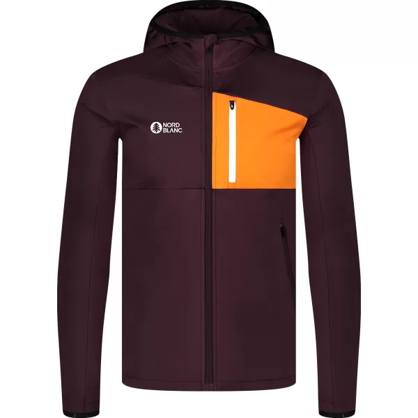  Férfi powerfleece pulóver NORDBLANC BRACKEN NBWFM8286 BARNA 