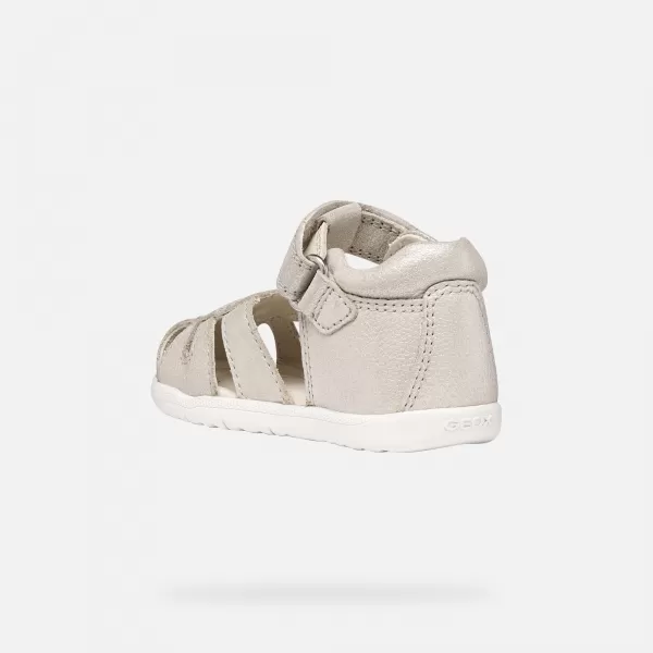  Lányok az első lépések GEOX SANDAL MACCHIA B654WA0MAEWC0262 SZÜRKE 