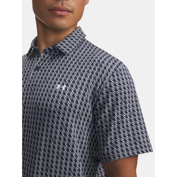 Férfi póló UNDER ARMOUR UA T2G PRINTED POLO 6012304-412 KÉK 
