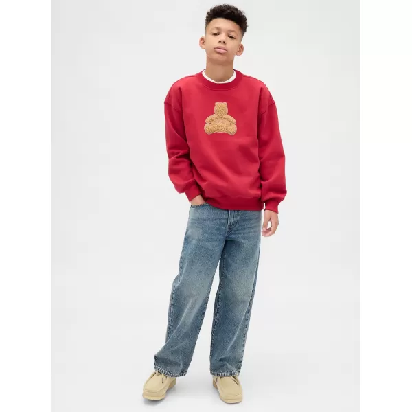  Gyermek pulóver GAP CREW RELAXED SWEATSHIRT 844233-01 HERING 