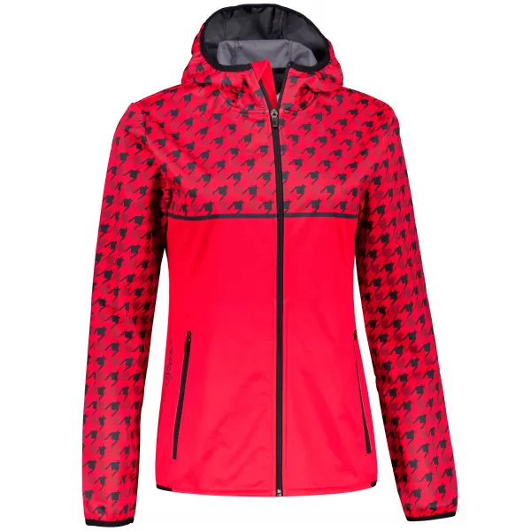  Női prémium softshell kabát ALTISPORT VOJ/ALW048JACK01 PIROS 