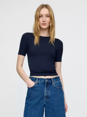 Női póló GAP MODAL CREW TEE 679172-02 HADITENGERÉSZET EGYENRUHA